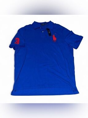 Polo Ralph Lauren Blue Big Pony Polo Shirt NWT